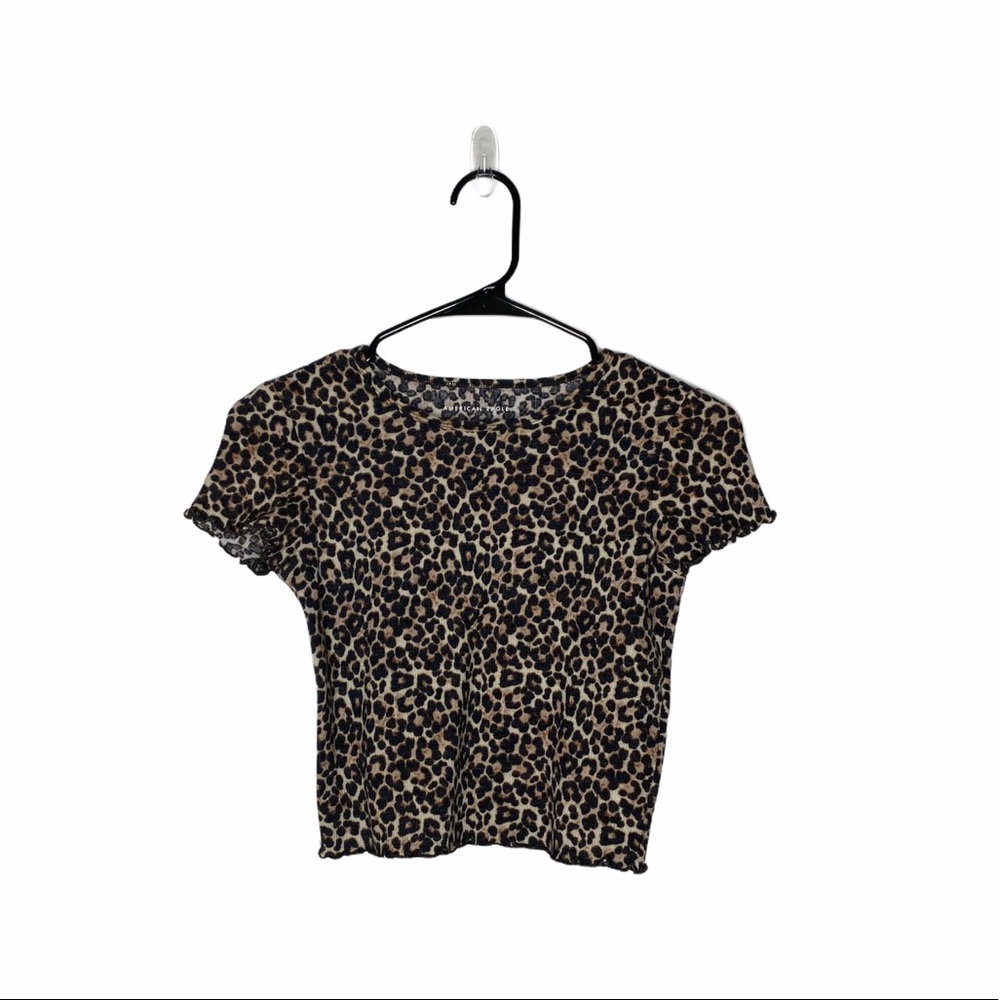 American Eagle Cheetah print top